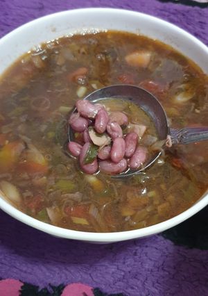 Foto resep Sayur kacang merah ala anak kost magicom