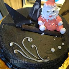 A picture of ChocoTruflite Santa Cake.