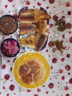 عکسی از دستور ماهی قزل آلا