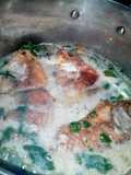 Pescado en coco típico