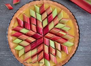 Foto di Lemon curd tart e rabarbaro