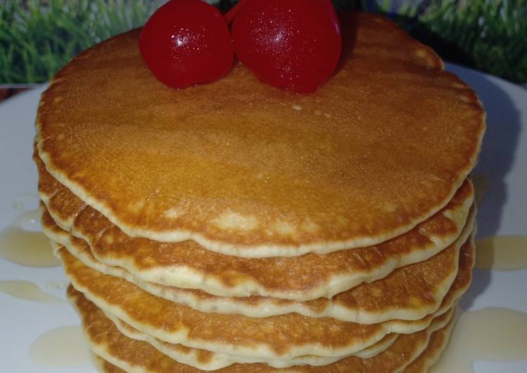 Cara Untuk Menyiapkan Masakan 39* Pluffy Pancake, Maknyos!!