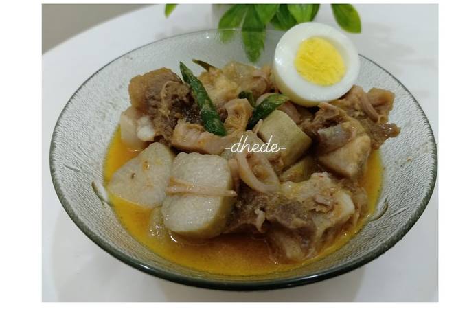 Ini dia! Resep buat Lontong sayur Padang dijamin sesuai selera