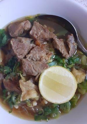Foto resep Soto sapi bening tanpa krupuk