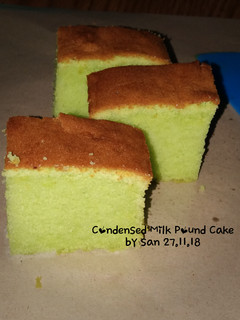 Foto resep Condensed Milk Pandan Pound Cake