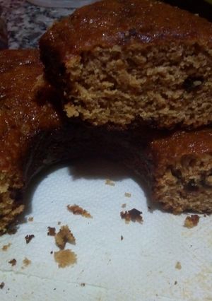 Una foto de Budín de bananas