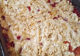 Cherry Peach Dump Cake