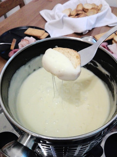 Una foto de Fondue de queso