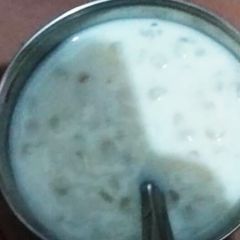 A picture of Sabudana kheer.