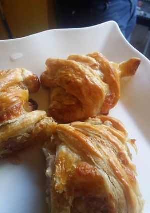 A picture of Cheesy Braided Sausage Pie.