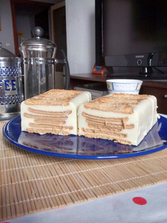 Una foto de Tarta de queso & galleta