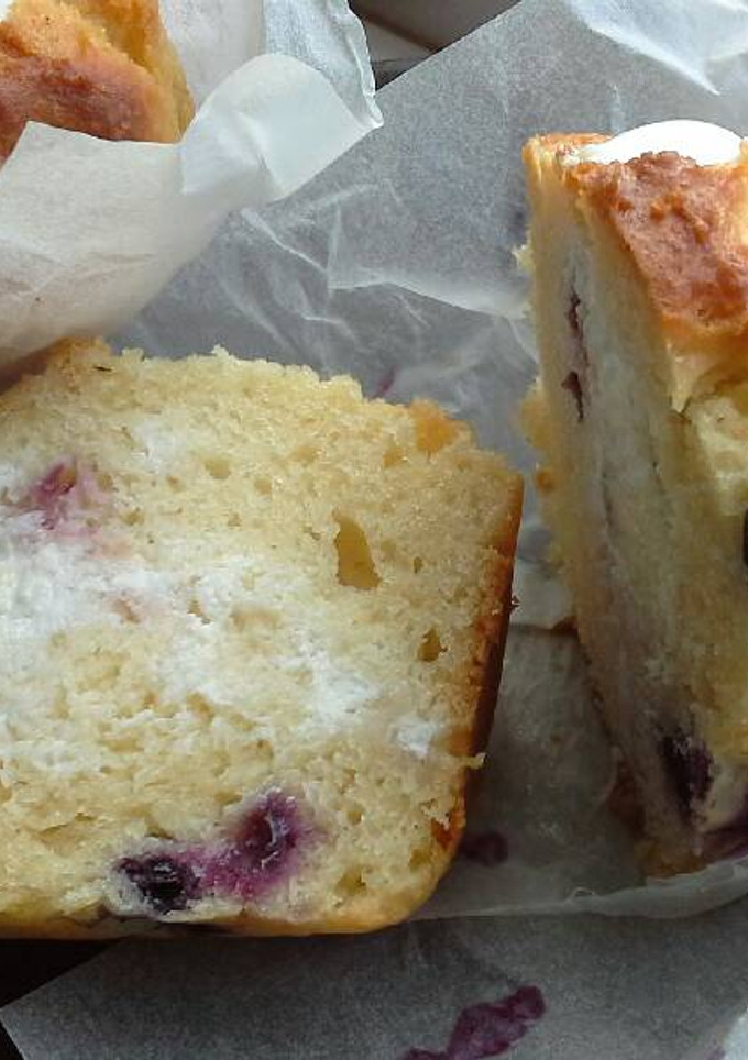 Una foto de Muffins de arándanos y yogur