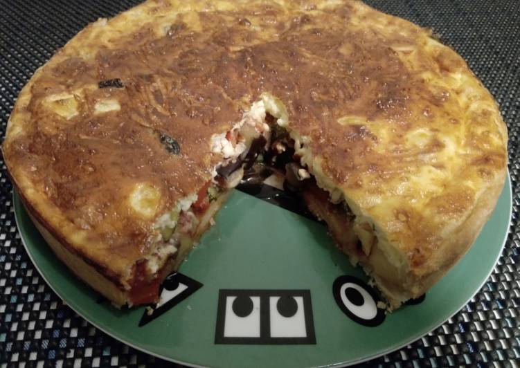 Ratatouille-Kartoffel-Quiche