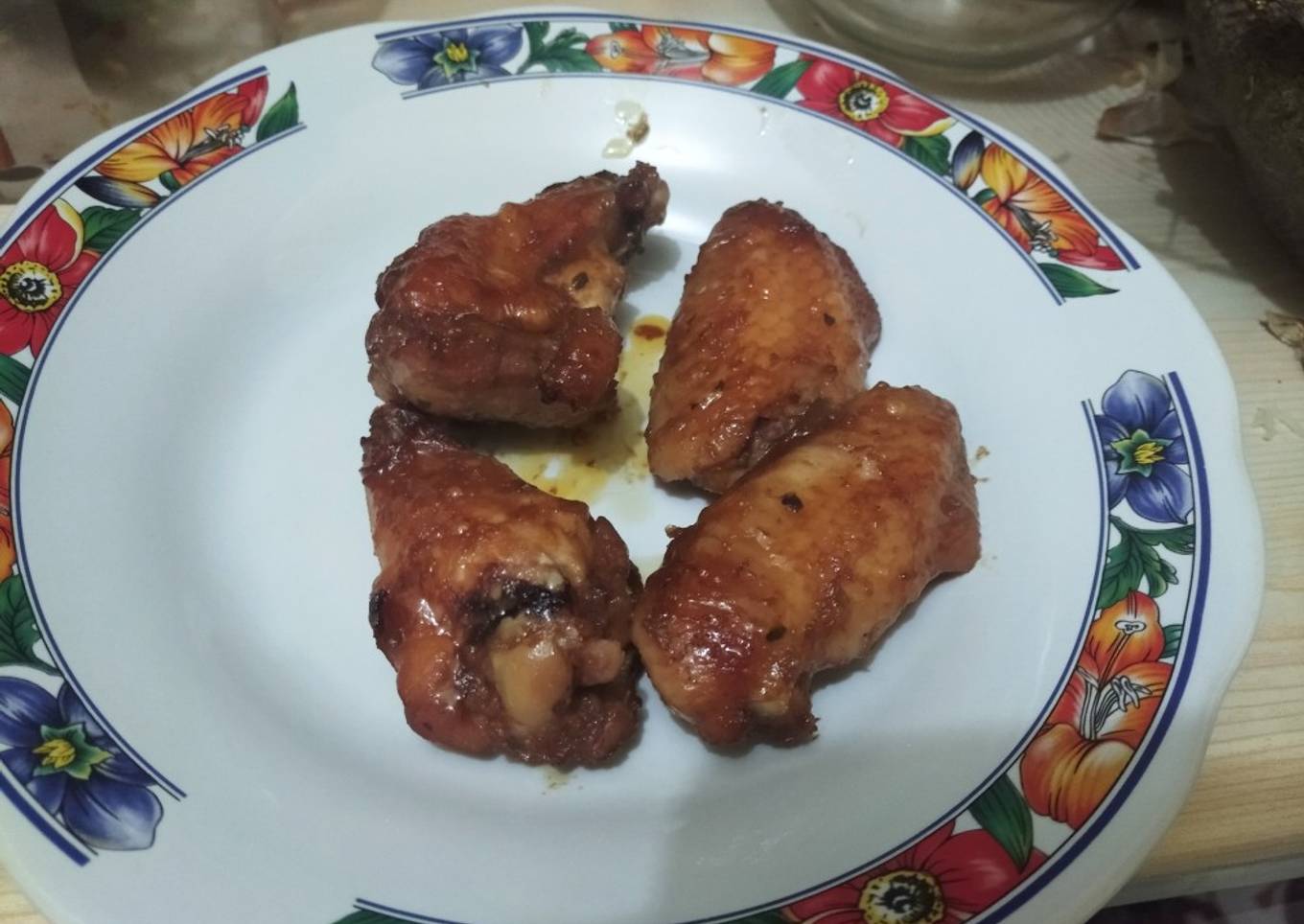 Chicken wings sweet honey