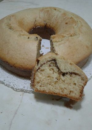 Una foto de Torta de vainilla y chocolate