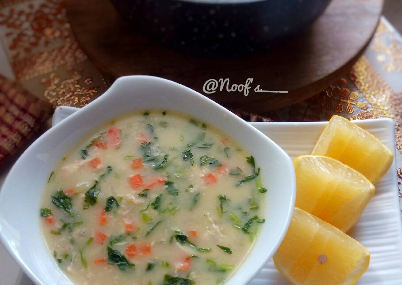 Chicken Oat Soup (Arabic Syurba/Syurbah)
