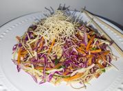 A picture of oriental coleslaw