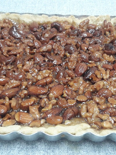 Una foto de Tarta de frutos secos