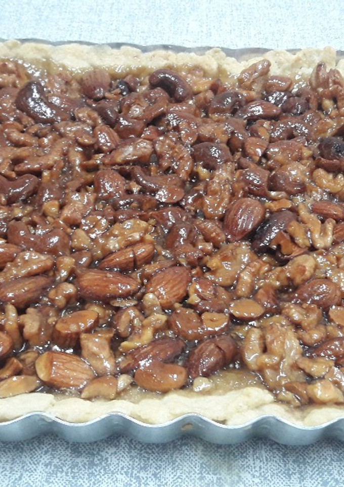 Una foto de Tarta de frutos secos