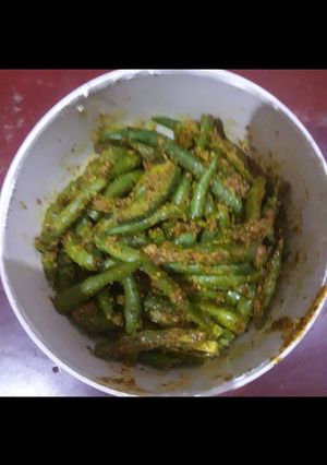 A picture of Hari mirch ka Achar.