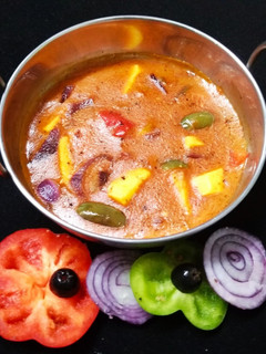 A picture of #chilli paneer.