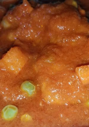 A picture of Carrot soup.