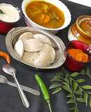 Idli sambar chutney