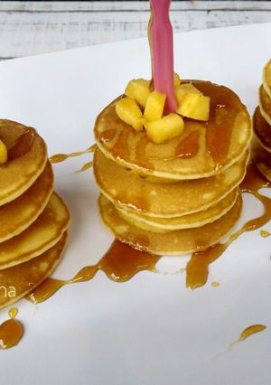 Foto resep Pancake mini lapis mangga