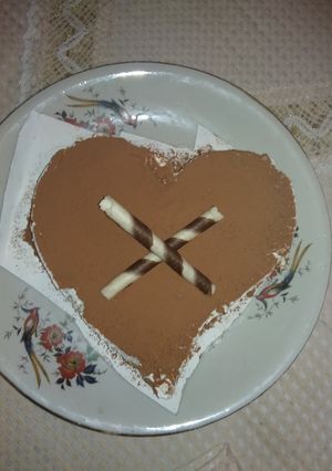 صورة لوصفة كيكة بدون طهي