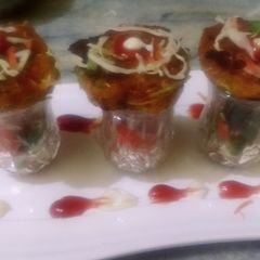A picture of Oats veggie tikki shots.