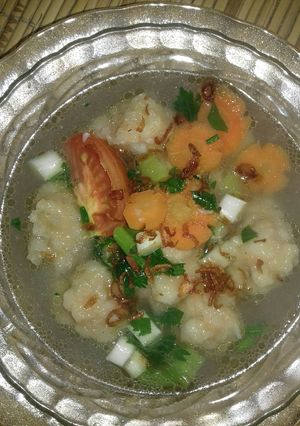 Foto resep Sup bola bola udang