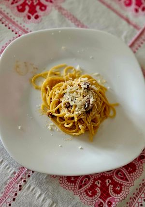 Carbonara spagetti recept fotója