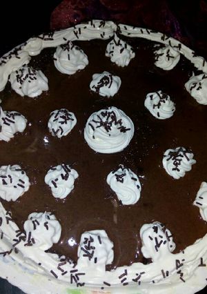 صورة لوصفة كيك شكولاته بالصوص (جاتو شاتو)