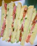 Morning! ❤ Tomato and Cucumber Sandwich ❤