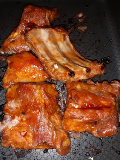 Una foto de Costillas barbacoa honey