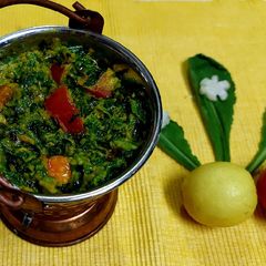 A picture of Radish Leaves (jadia)subzi.