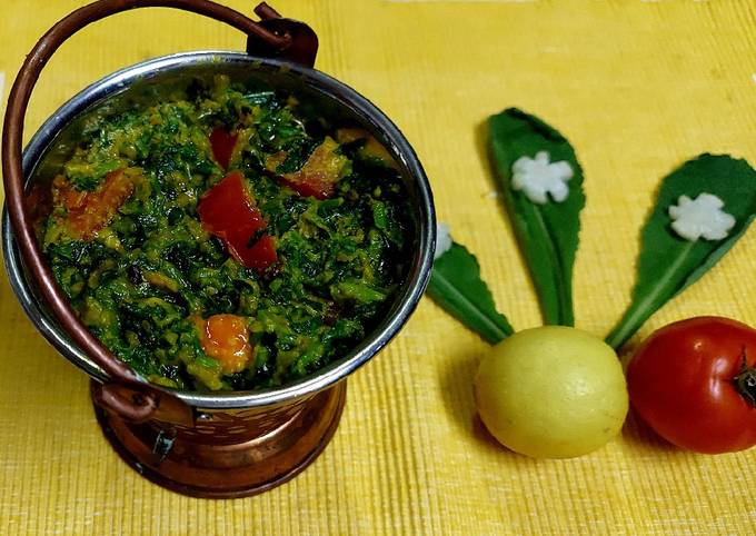 Recipe of Jamie Oliver Radish Leaves (jadia)subzi