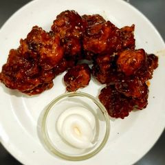 A picture of Honey Chipotle Chicken poppers.