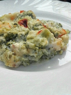 Una foto de Abadejo con brócoli gratinado