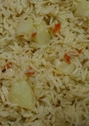 A picture of Rice pulav.