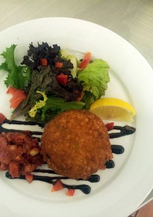 A picture of Mine favorite Haddock and Chive Fishcakes.