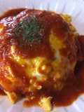 Fluffy Omurice with Tomato Sauce