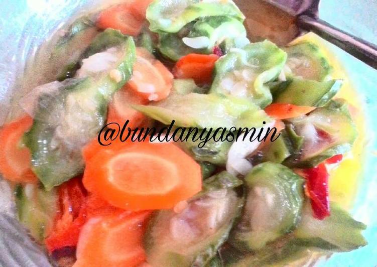 Tumis sayur gambas dan wortel 😊