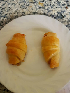 Una foto de Croissan de manzana