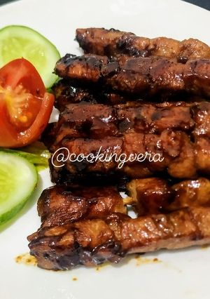 Foto resep Sate Ayam Bumbu Saos Tiram