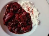 Roasted strawberries