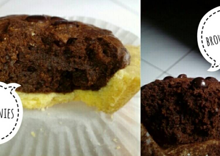 14. Pie Shiny Fudgy Brownies #BeraniBaking
