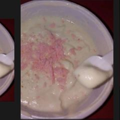 A picture of Vanilla ice cream.