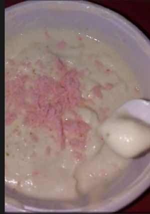 A picture of Vanilla ice cream.