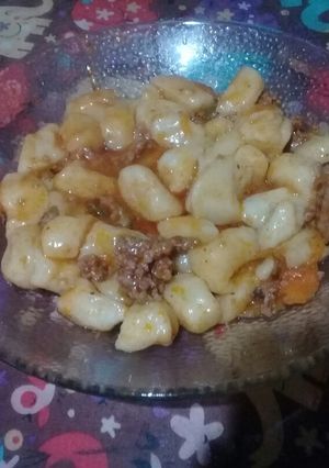 Una foto de Ñoquis de papas